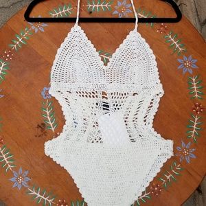 Women's Crochet Bodysuit